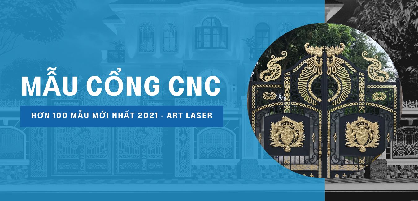 Mẫu cổng CNC – Hơn 100 mẫu cổng sắt 2,4 cánh mới nhất 2022