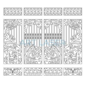 mẫu cửa cổng cắt cnc đẹp