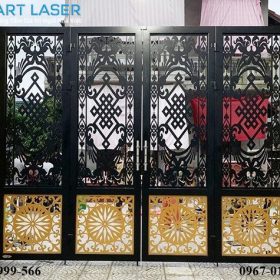 Art Laser chuyên gia công cửa cổng cnc 4 cánh