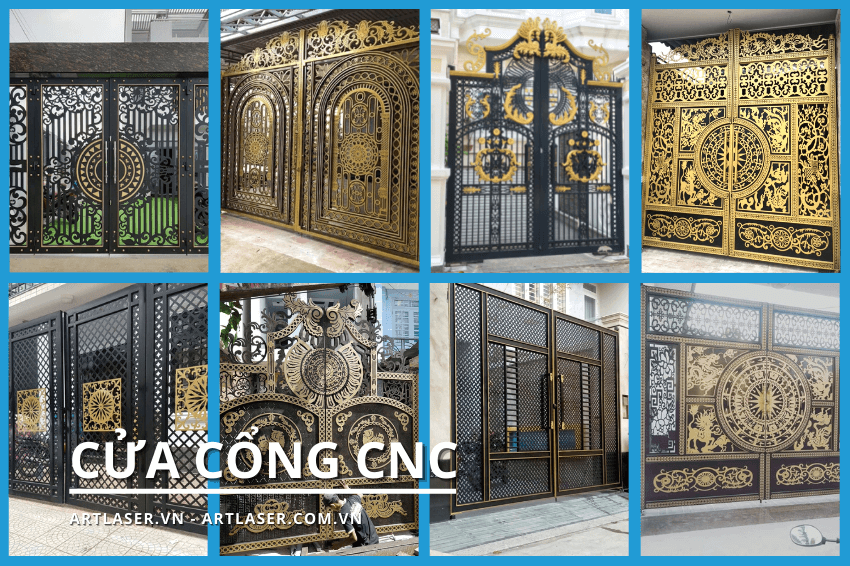 Cửa cổng CNC Art Laser