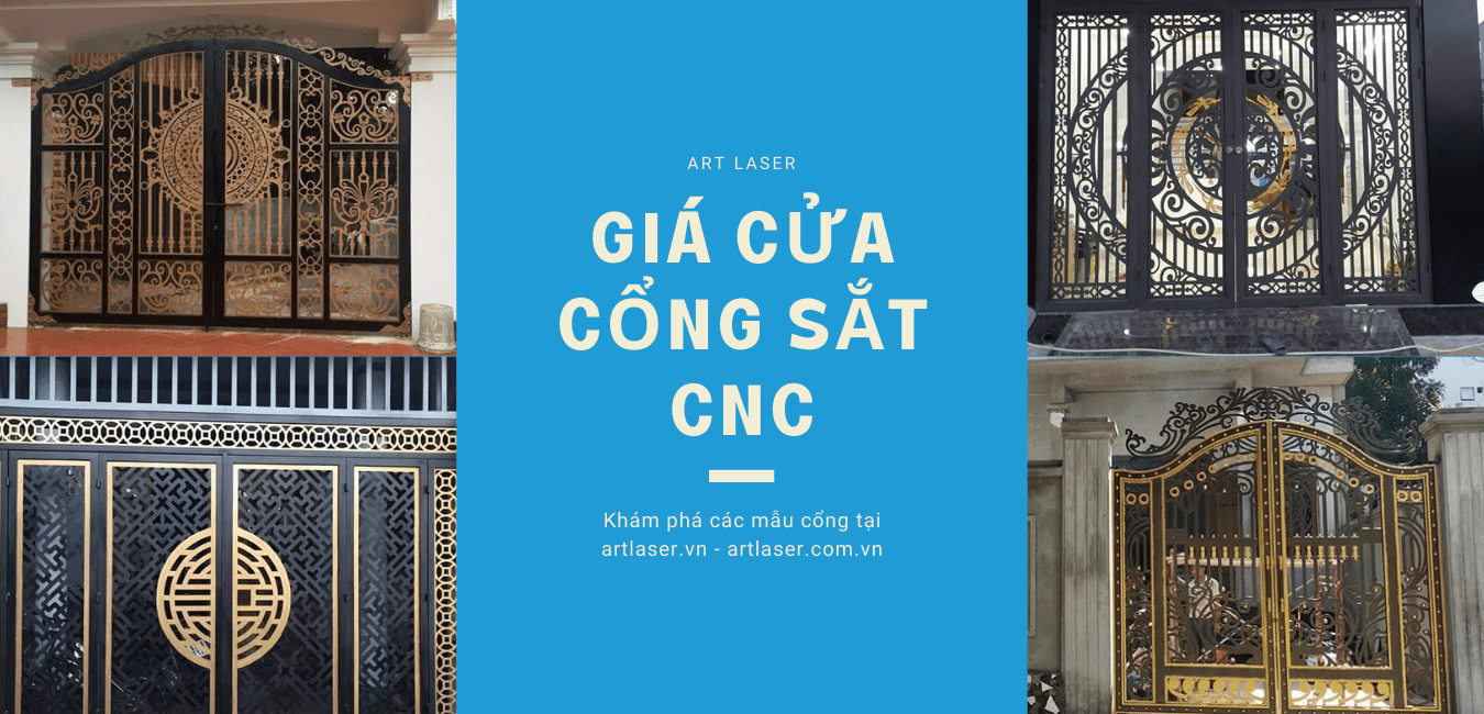 Giá cửa cổng sắt CNC – Cập nhật báo giá mới nhất 2022