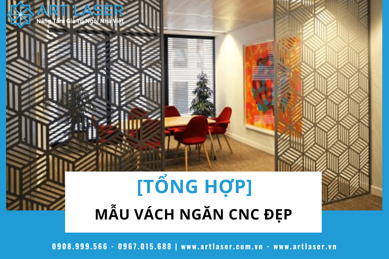 Mẫu vách ngăn CNC đẹp 2022 – Nghệ thuật cắt laser kim loại