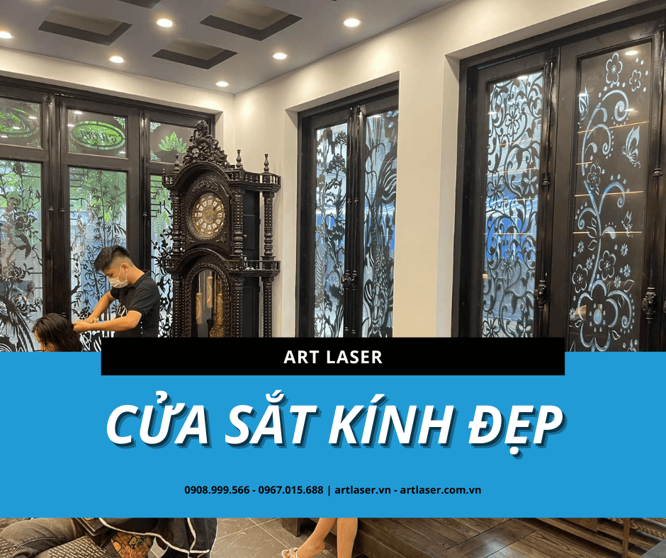 Cửa sắt kính đẹp nhất 2022 – Sang trọng, Hiện đại, Đẳng cấp