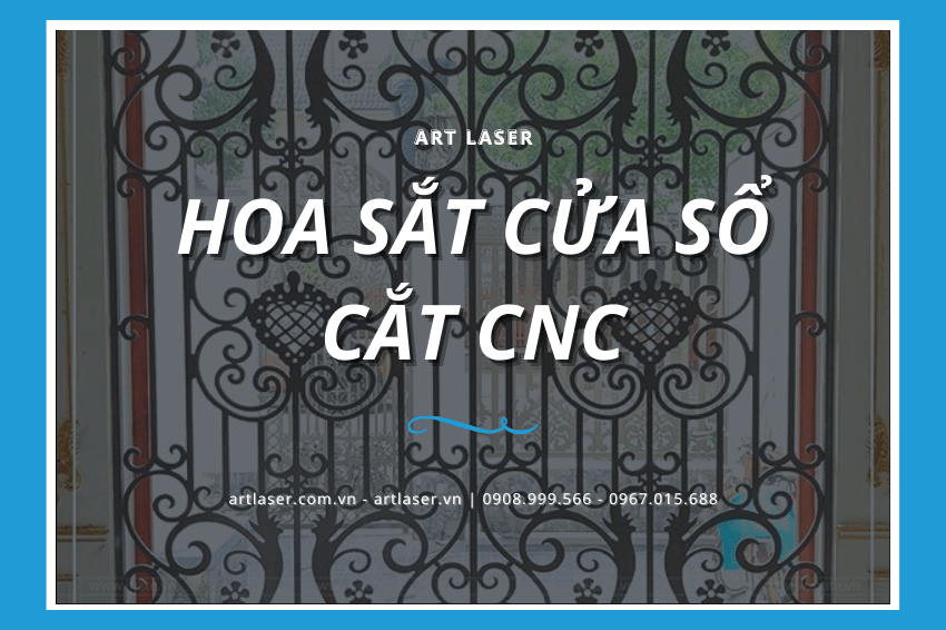 Hoa sắt cửa sổ cắt CNC