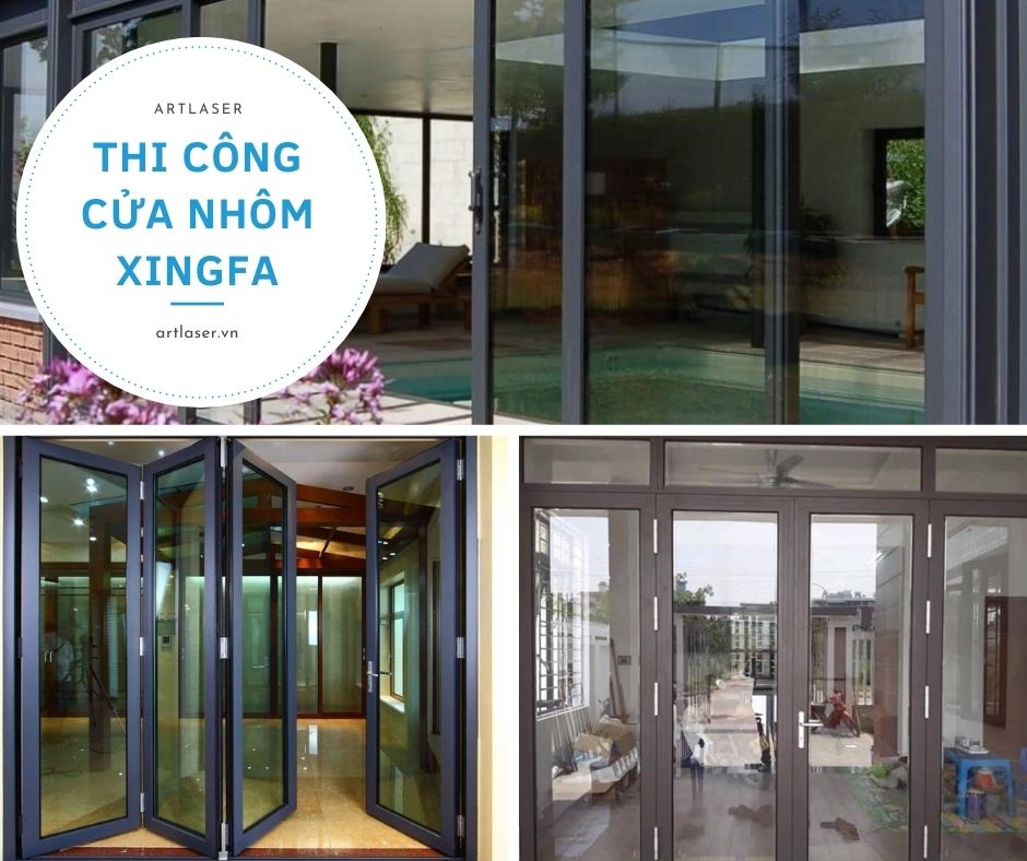 Thi công cửa nhôm xingfa